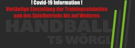 Handball TS Wörgl - Covid-19 Information Handball TS Wörgl - Covid-19 Information